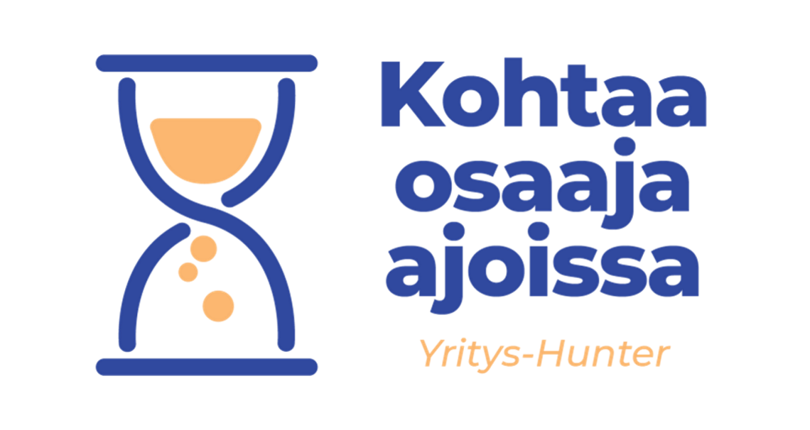 Kohtaa osaaja ajoissa -logo.